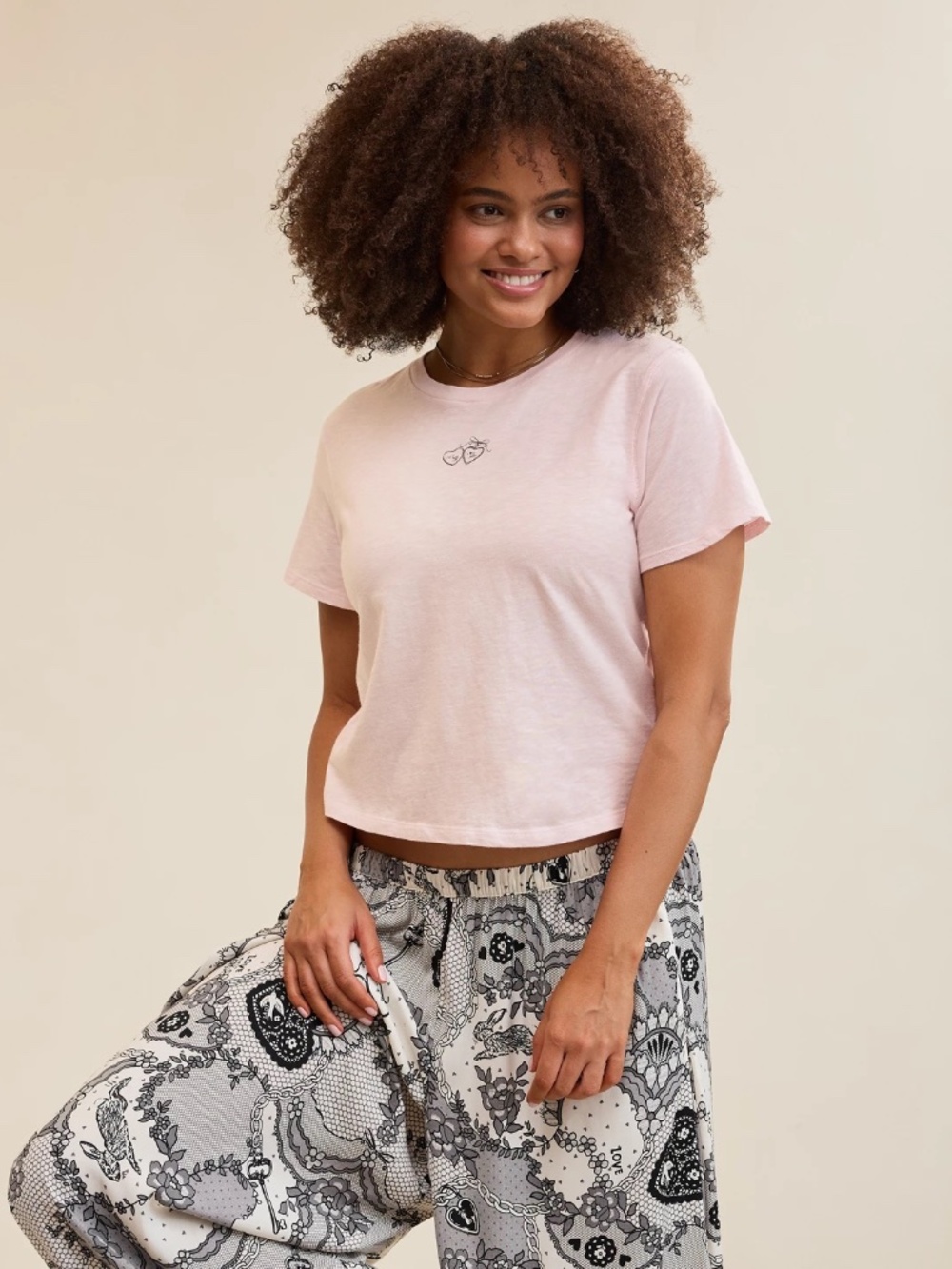 Aerie Baby Pink Vintage T-Shirt